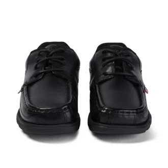 Jugend Herren Fragma Lace 4-Loch Leder Schwarz