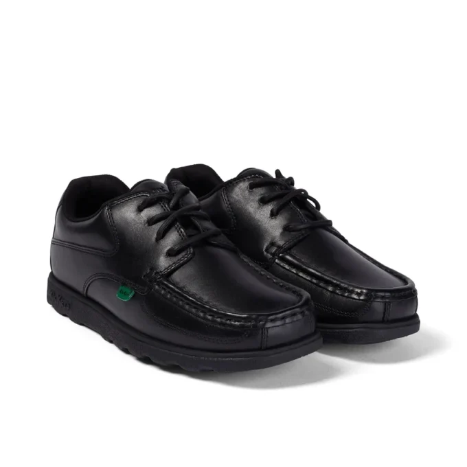 Jugend Herren Fragma Lace 4-Loch Leder Schwarz Jugend Herren Fragma Lace 4-Loch Leder Schwarz
