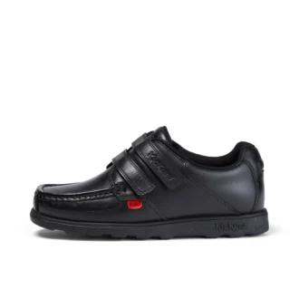 Jugend Herren Fragma Moc Twin Vel Leder Schwarz