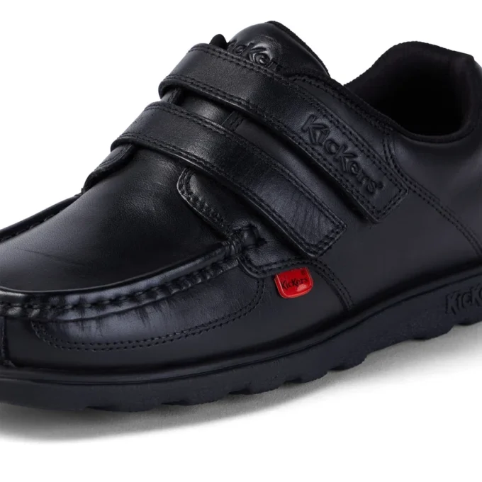 Jugend Herren Fragma Moc Twin Vel Leder Schwarz Jugend Herren Fragma Moc Twin Vel Leder Schwarz