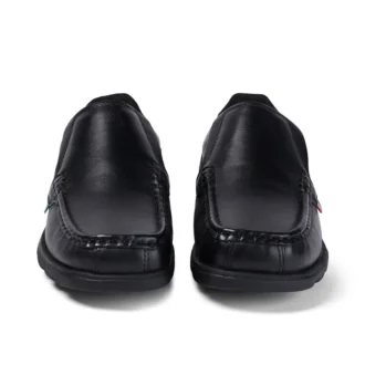 Jugend Herren Fragma Slip Leder Schwarz