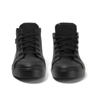 Jugend Herren Tovni Hi Double Tongue Leder Schwarz