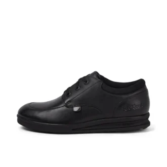 Jugend Herren Troiko Lo Lederschuhe Schwarz
