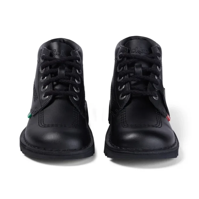 Jugend Unisex Kick Hi Leder Schwarz Jugend Unisex Kick Hi Leder Schwarz