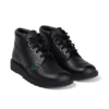 Jugend Unisex Kick Hi Leder Schwarz Jugend Unisex Kick Hi Leder Schwarz