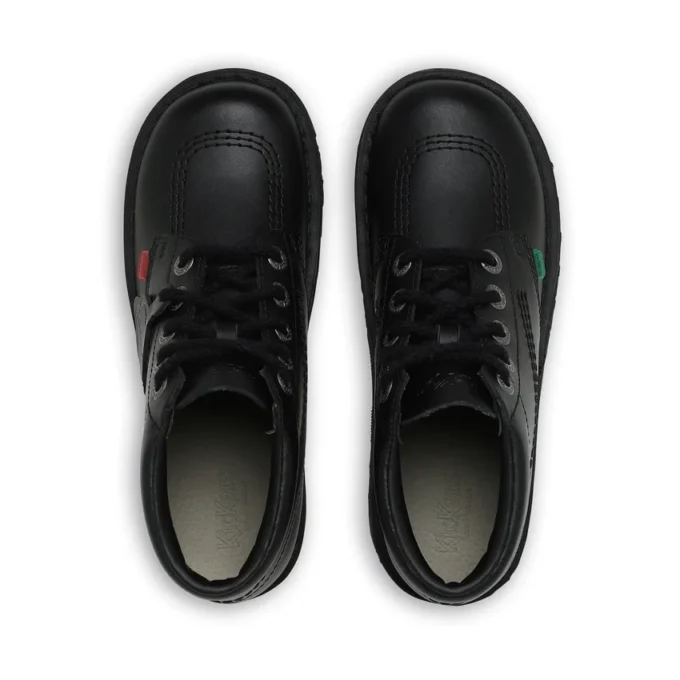 Jugend Unisex Kick Hi Leder Schwarz Jugend Unisex Kick Hi Leder Schwarz