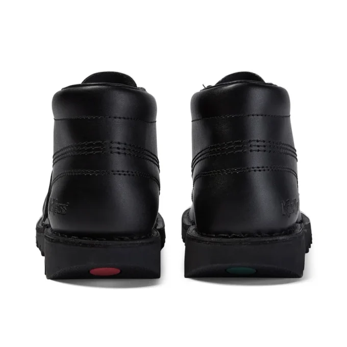 Jugend Unisex Kick Hi Leder Schwarz Jugend Unisex Kick Hi Leder Schwarz
