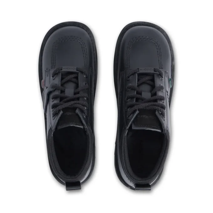 Jugend Unisex Kick Hi Mix Mesh Leder Schwarz Jugend Unisex Kick Hi Mix Mesh Leder Schwarz