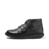 Jugend Unisex Kick Hi Vel Leder Schwarz Jugend Unisex Kick Hi Vel Leder Schwarz