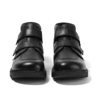 Jugend Unisex Kick Hi Vel Leder Schwarz