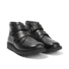 Jugend Unisex Kick Hi Vel Leder Schwarz Jugend Unisex Kick Hi Vel Leder Schwarz