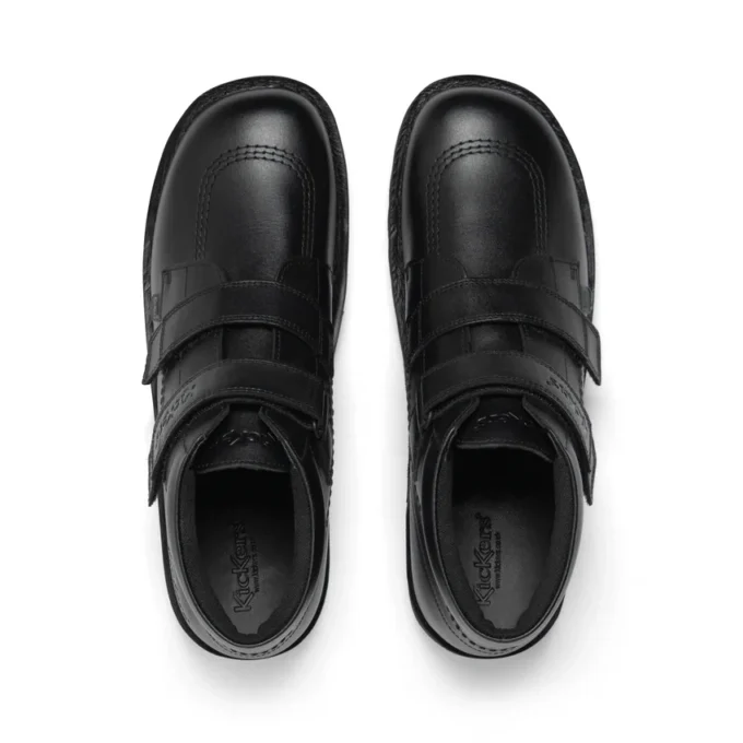 Jugend Unisex Kick Hi Vel Leder Schwarz Jugend Unisex Kick Hi Vel Leder Schwarz