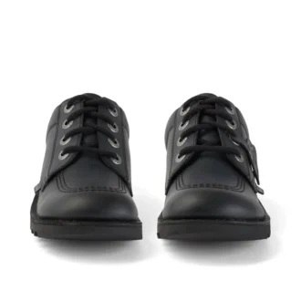 Jugend Unisex Kick Lo Leder Alternative Schwarz