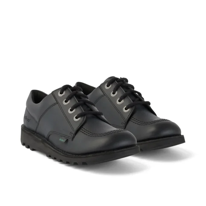 Jugend Unisex Kick Lo Leder Alternative Schwarz Jugend Unisex Kick Lo Leder Alternative Schwarz