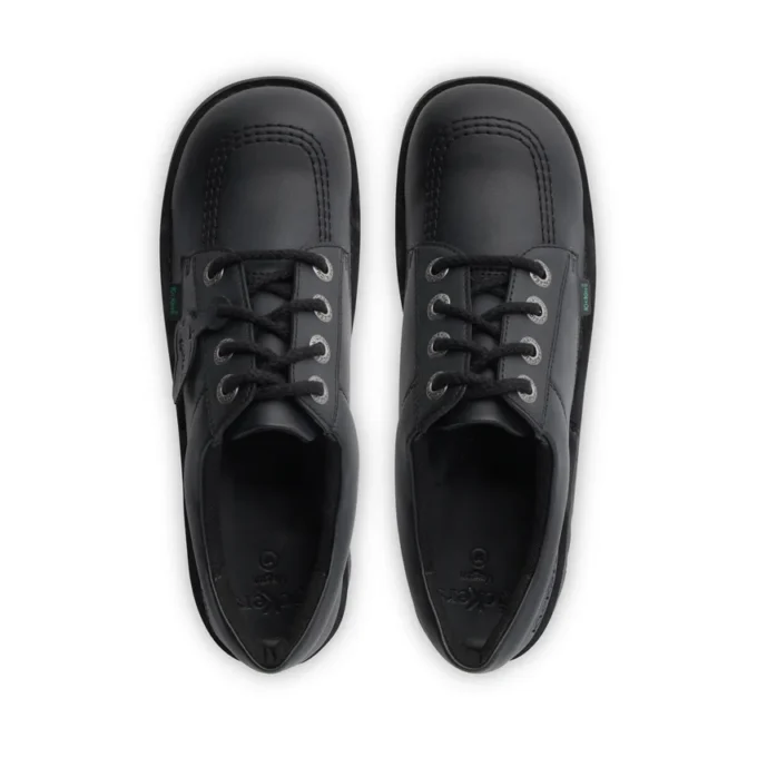 Jugend Unisex Kick Lo Leder Alternative Schwarz Jugend Unisex Kick Lo Leder Alternative Schwarz