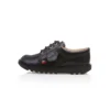 Jugend Unisex Kick Lo Leder Schwarz Jugend Unisex Kick Lo Leder Schwarz