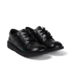Jugend Unisex Kick Lo Leder Schwarz Jugend Unisex Kick Lo Leder Schwarz