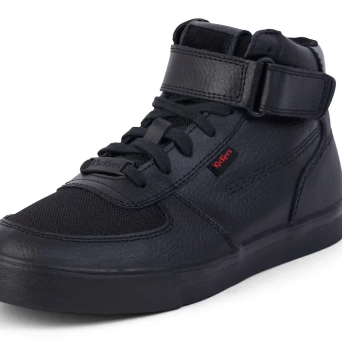 Jugend Unisex Tovni Hi Mix Mesh Leder Schwarz Jugend Unisex Tovni Hi Mix Mesh Leder Schwarz