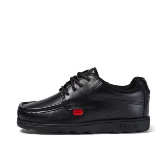 Junior Boys Fragma Lace Leder Schwarz