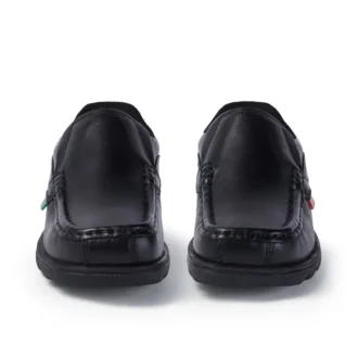 Junior Boys Fragma Slip Leder Schwarz