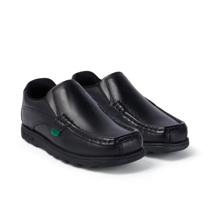 Junior Boys Fragma Slip Leder Schwarz Junior Boys Fragma Slip Leder Schwarz