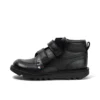 Junior Boys Kick Hi Roll Leder Schwarz Junior Boys Kick Hi Roll Leder Schwarz