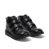 Junior Boys Kick Hi Roll Leder Schwarz Junior Boys Kick Hi Roll Leder Schwarz