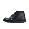 Junior Boys Kick Hi Scuff Leder Schwarz Junior Boys Kick Hi Scuff Leder Schwarz