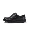 Junior Boys Kick Lo Scuff Leder Schwarz Junior Boys Kick Lo Scuff Leder Schwarz