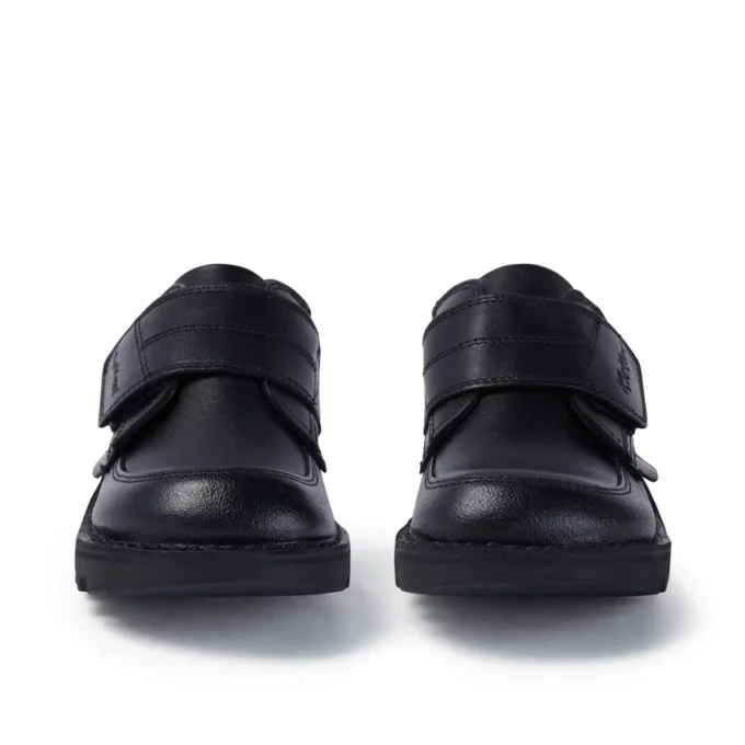 Junior Boys Kick Lo Scuff Leder Schwarz Junior Boys Kick Lo Scuff Leder Schwarz