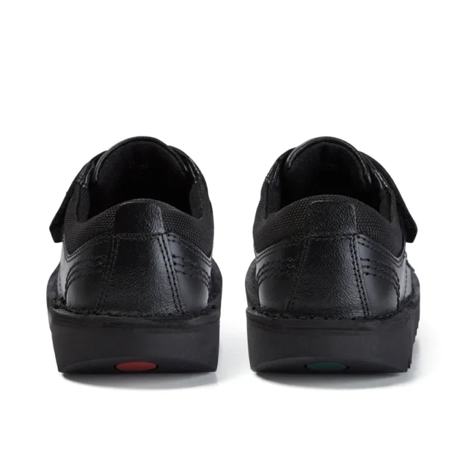 Junior Boys Kick Lo Scuff Leder Schwarz Junior Boys Kick Lo Scuff Leder Schwarz