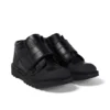 Junior Boys Kick Mid Scuff Leder Schwarz Junior Boys Kick Mid Scuff Leder Schwarz