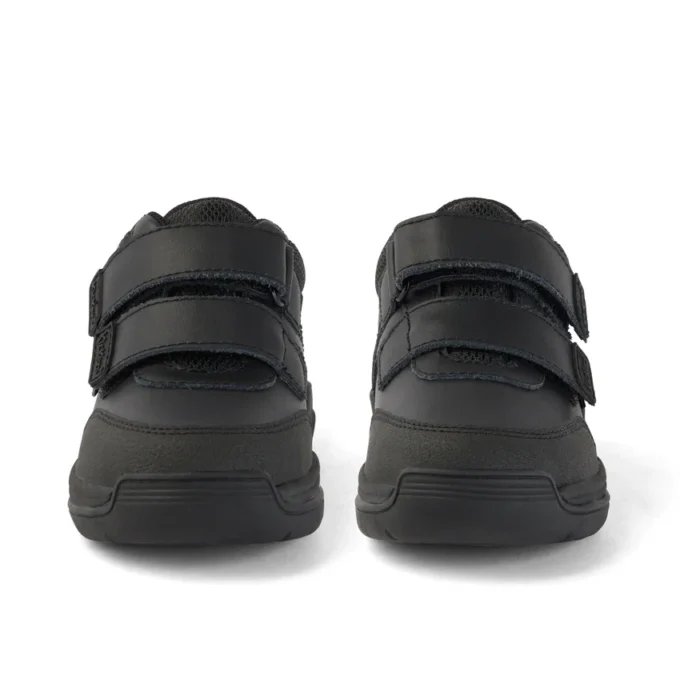Stomper Mid Leder für kleine Jungen, schwarz