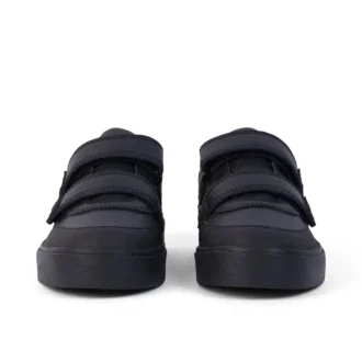 Junior Jungen Tovni Scuff Lo Leder Schwarz