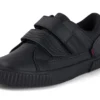 Junior Jungen Tovni Twin Flex Leder Schwarz Junior Jungen Tovni Twin Flex Leder Schwarz