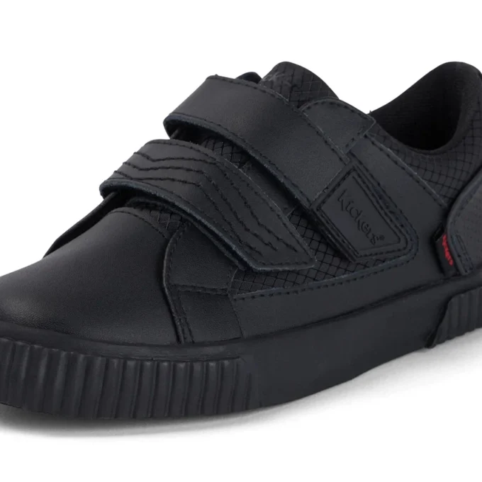 Junior Jungen Tovni Twin Flex Leder Schwarz Junior Jungen Tovni Twin Flex Leder Schwarz