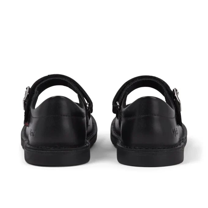 Junior Mädchen Adlar MJ Scallop Leder Schwarz Junior Mädchen Adlar MJ Scallop Leder Schwarz
