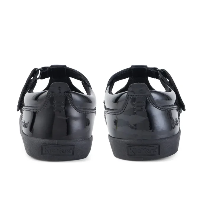 Junior Mädchen Kariko T-Bar Lackleder Schwarz Junior Mädchen Kariko T-Bar Lackleder Schwarz