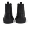 Junior Mädchen Kenzi Stiefel Charm Leder Schwarz
