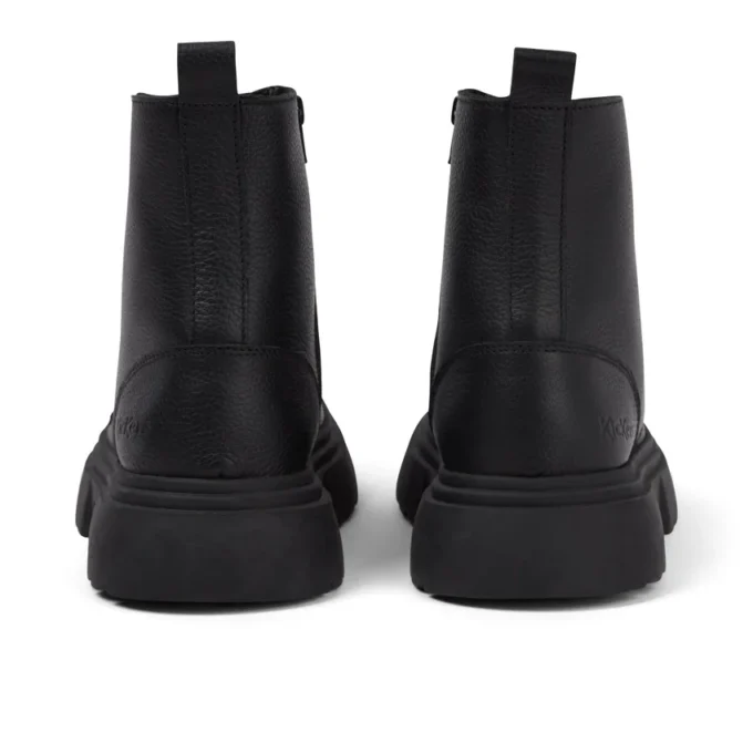 Junior Mädchen Kenzi Stiefel Charm Leder Schwarz