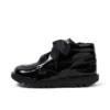 Junior Mädchen Kick Hi Ribbon Lackleder Schwarz