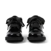 Junior Mädchen Kick Hi Ribbon Lackleder Schwarz