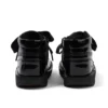 Junior Mädchen Kick Hi Ribbon Lackleder Schwarz
