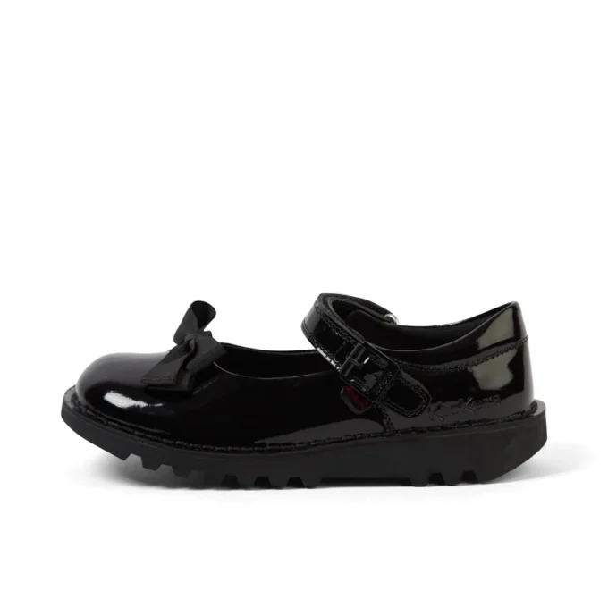 Junior Mädchen Kick MJ Bow Lackleder Schwarz Junior Mädchen Kick MJ Bow Lackleder Schwarz