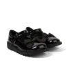 Junior Mädchen Kick MJ Bow Lackleder Schwarz Junior Mädchen Kick MJ Bow Lackleder Schwarz