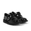 Junior Mädchen Kick T-Bar Meadow Lackleder Schwarz Junior Mädchen Kick T-Bar Meadow Lackleder Schwarz