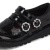 Junior Mädchen Kick T-Bar Meadow Lackleder Schwarz Junior Mädchen Kick T-Bar Meadow Lackleder Schwarz
