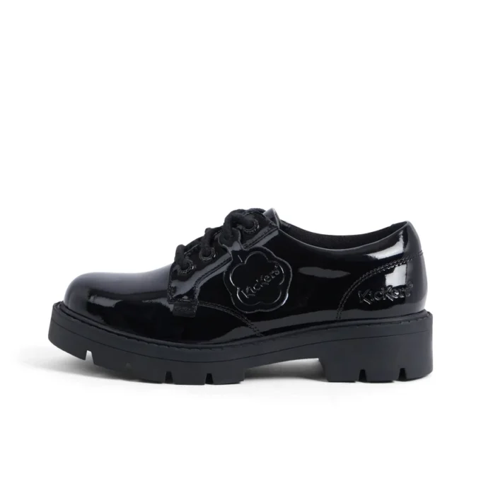 Junior Mädchen Kori Schnürschuh Lackleder Schwarz Junior Mädchen Kori Schnürschuh Lackleder Schwarz