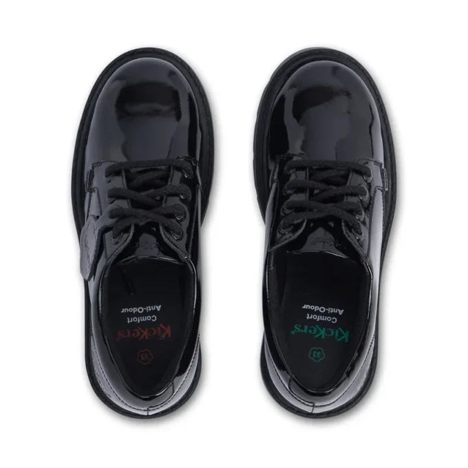 Junior Mädchen Kori Schnürschuh Lackleder Schwarz Junior Mädchen Kori Schnürschuh Lackleder Schwarz
