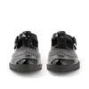 Junior Mädchen Lachly Brogue T-Bar Lackleder Schwarz